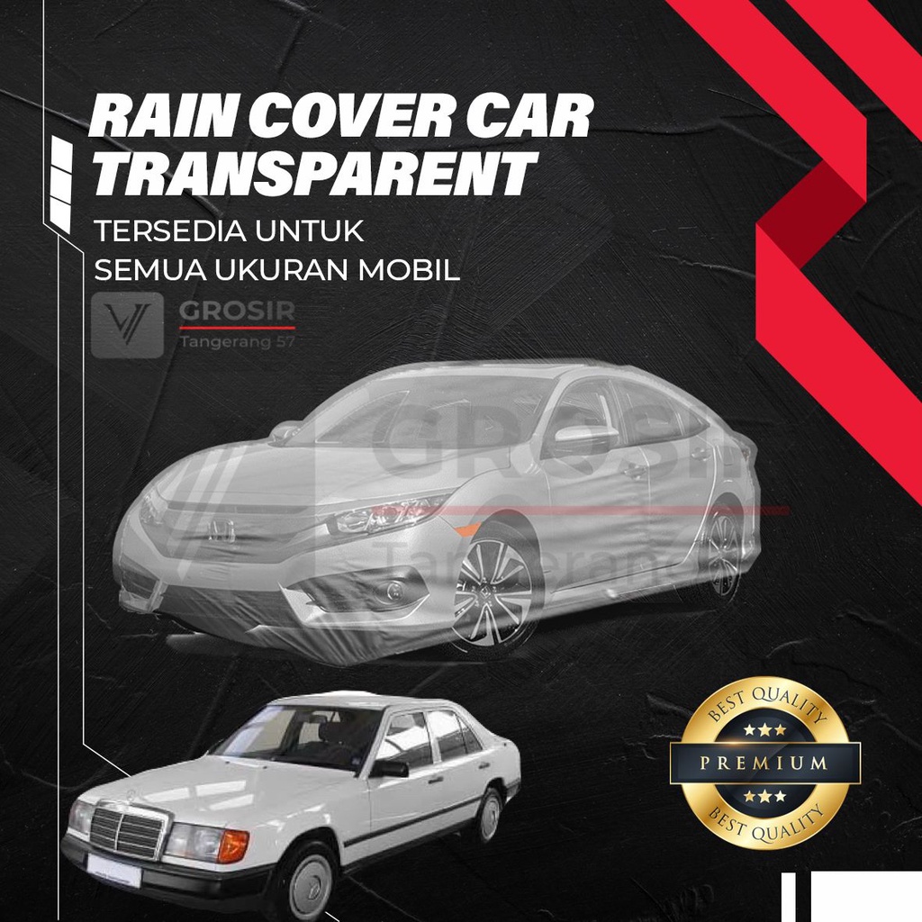 Sarung Mobil Transparan Mercy W202 C180 / Body cover Mercy W202