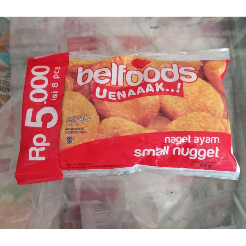 

Nugget Bellfoods ueenak Small nugget 85gr