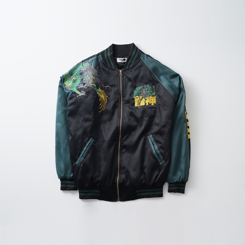 JAKET SUKAJAN JAPAN DRAGON RYUJIN FULL BORDIR