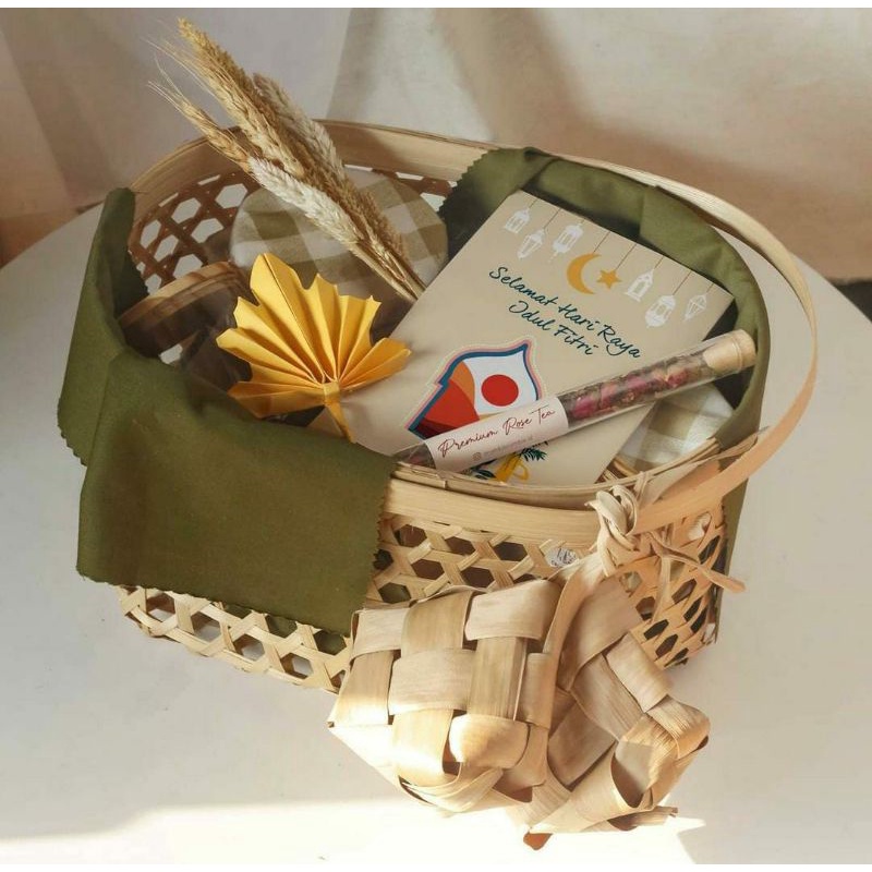 Tas Bambu Kenanga/ Anyaman Bambu/Tas bambu/Hampers Anyaman Bambu/besek hampers/wadah bambu