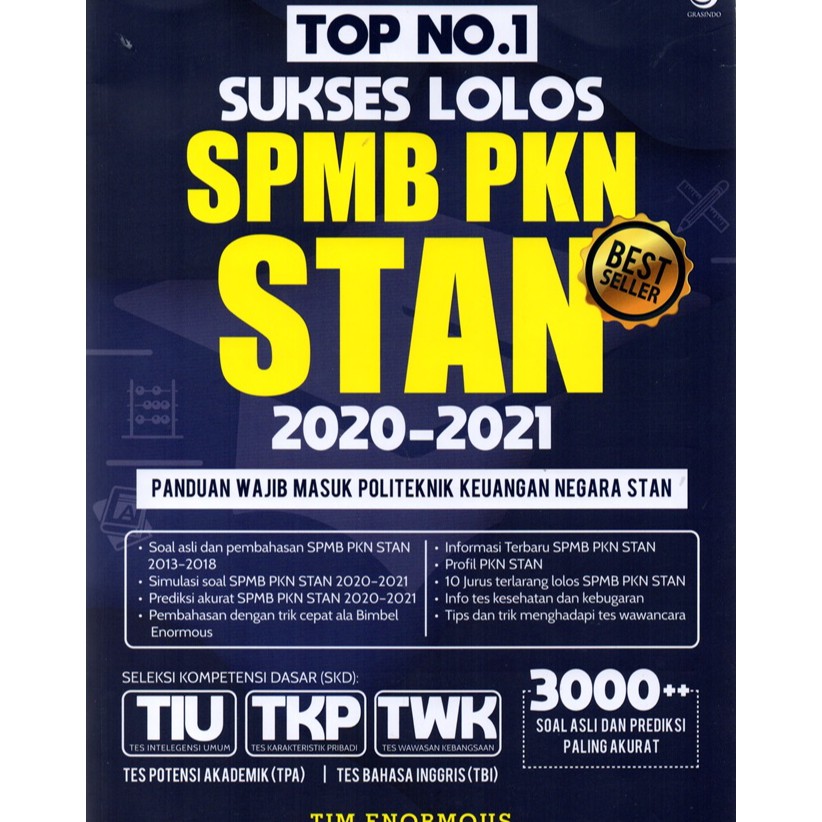 Gramedia Yogya - Top No.1 Sukses Lolos Spmb Pkn Stan 2020 - 2021