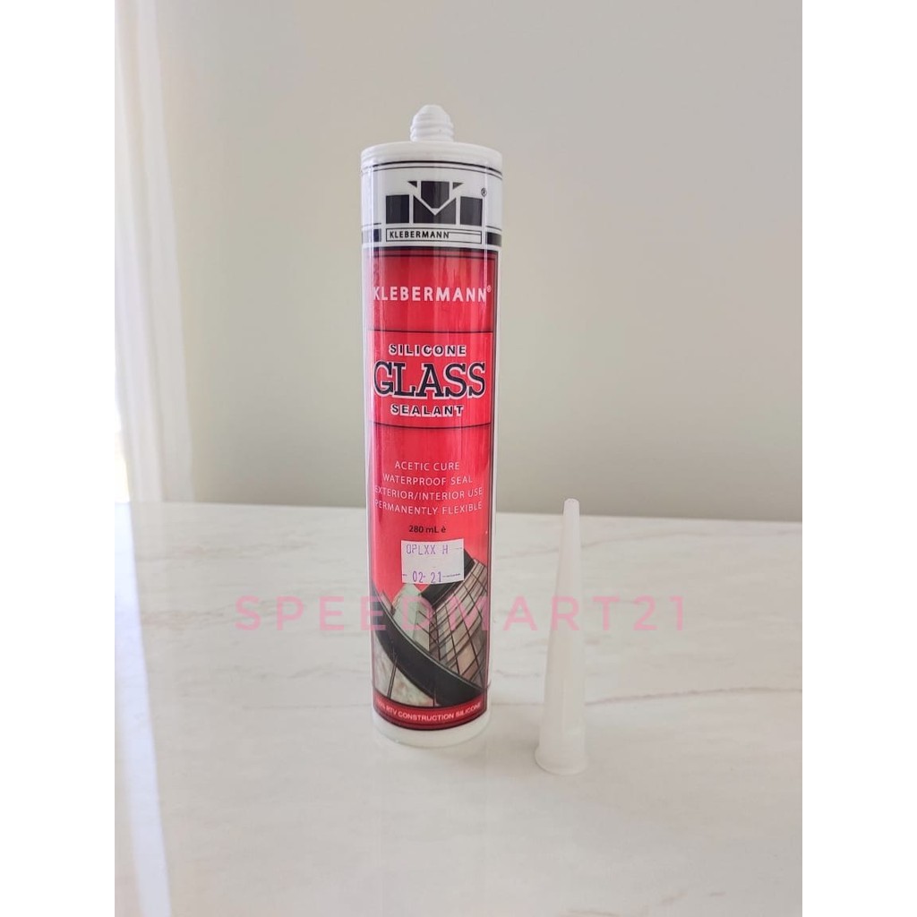 

SEALANT SILICON GLASS / LEM SILICON TABUNG KLEBERMAN 280ml
