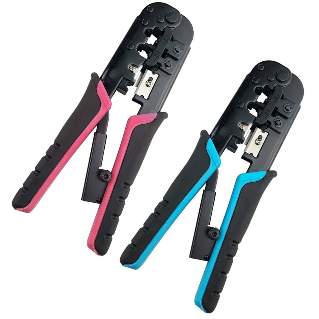 Multi Fungsi Dual Modular Crimping Tool Wire Stripper Rj45 Rj 12 Rj11 Jaringan Cat5 Cat6 Tang Shopee Indonesia