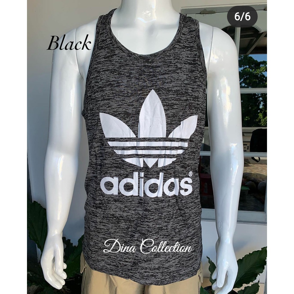 Baju singlet serat gambar Sport Adidas bali kaos oblong