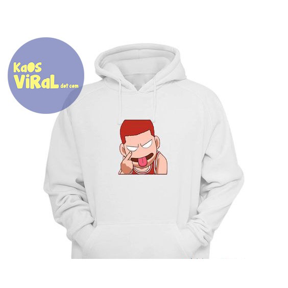 JACKET HOODIE SLAM DUNK SAKURAGI FUNNY FACE JUMPER