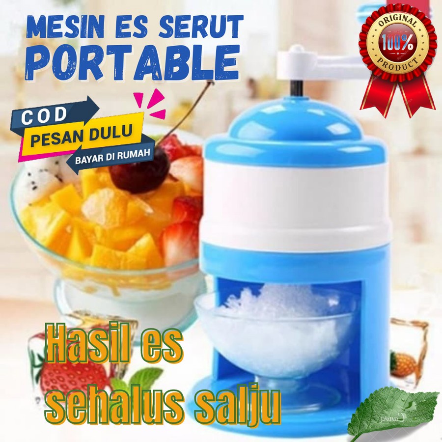 Mesin Es Serut Mini Portable Praktis