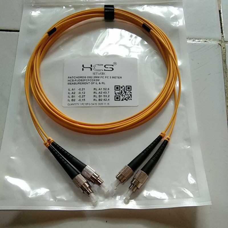 

patchcord FC FC duplex 3mter