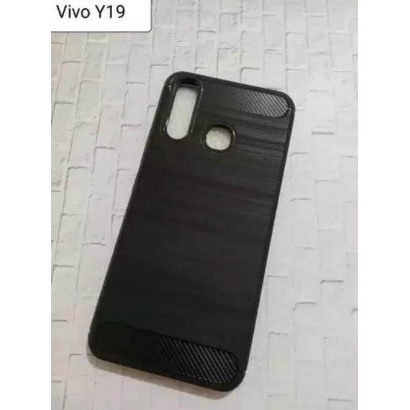 Case Vivo Y19 Carbon Fiber Premium Case Ultimatte