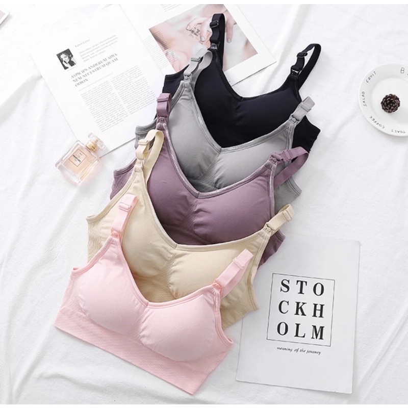 BRA MENYUSUI (K-S14) NURSING BRA PAKAIAN DALAM BUSUI SUPER SOFT GARANSI PREMIUM