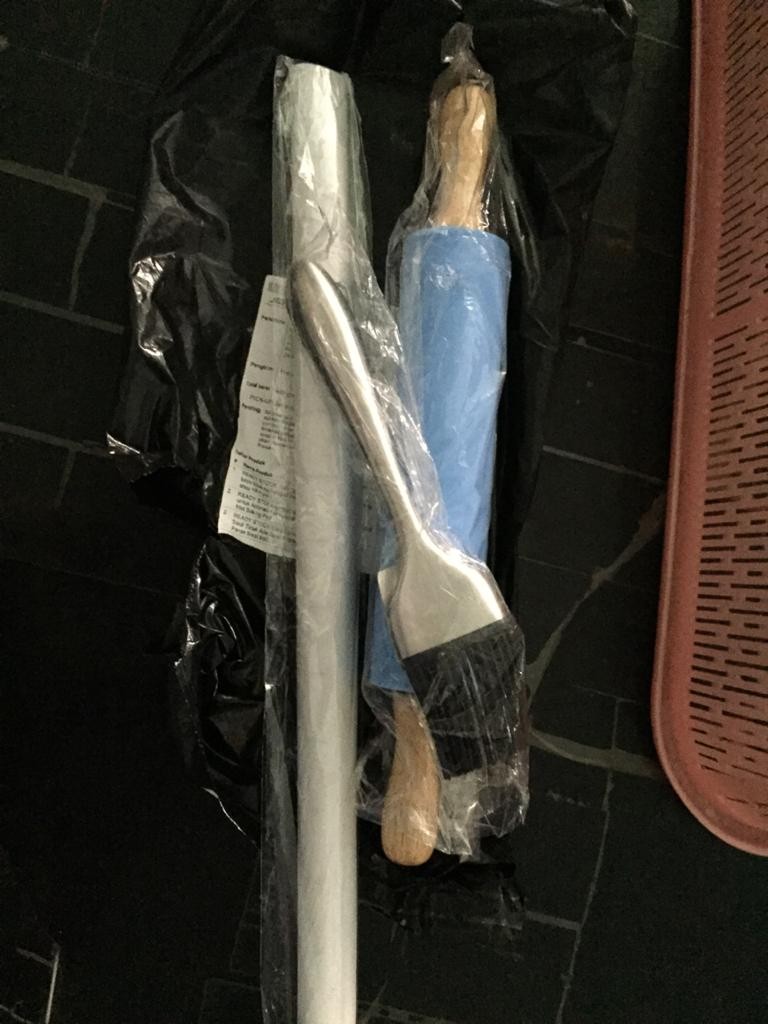 Mic Silikon Sikat Stainless Steel Tidak Ada Serat Mentega Tahan Panas Sikat Bbq