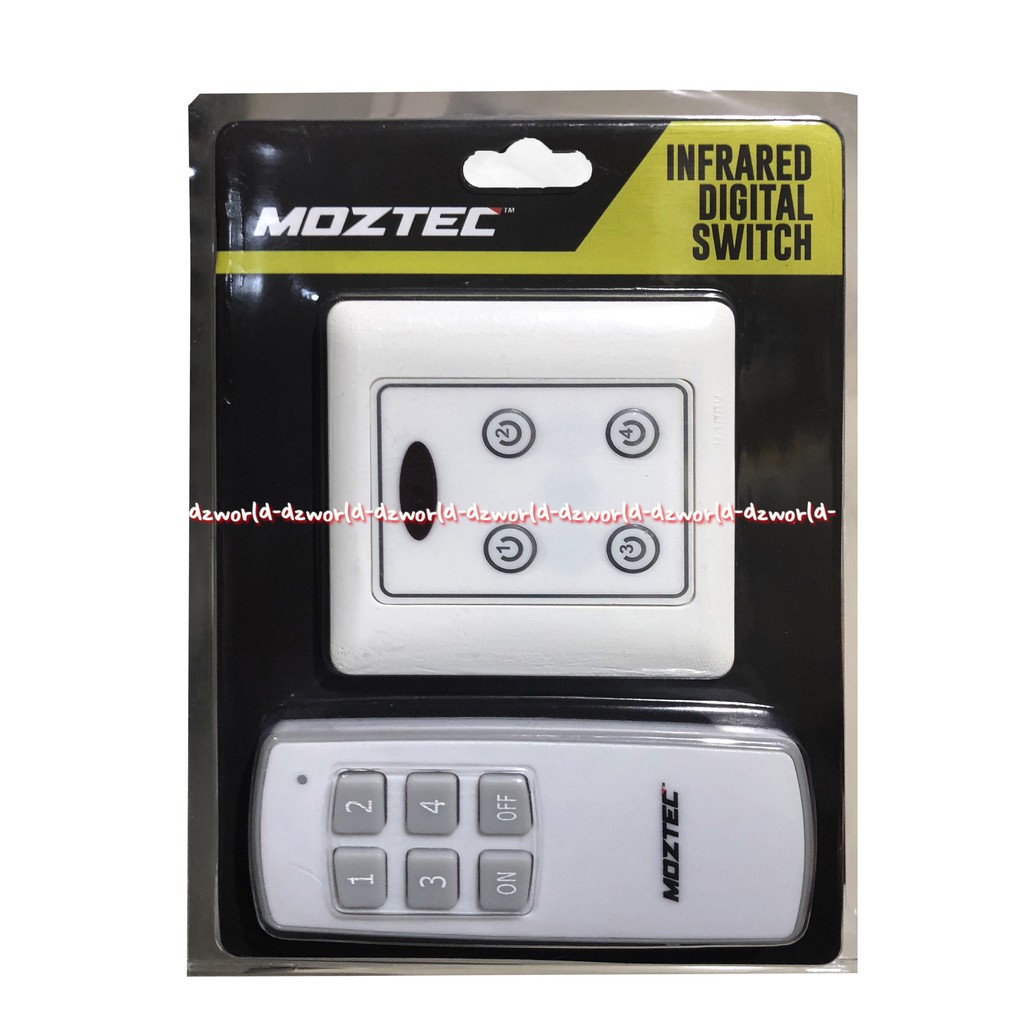 I-Klic Infrared Light Switch Remote Kontrol Digital Infra Red fungsi Timer Iklic Iklik Moztec Remot