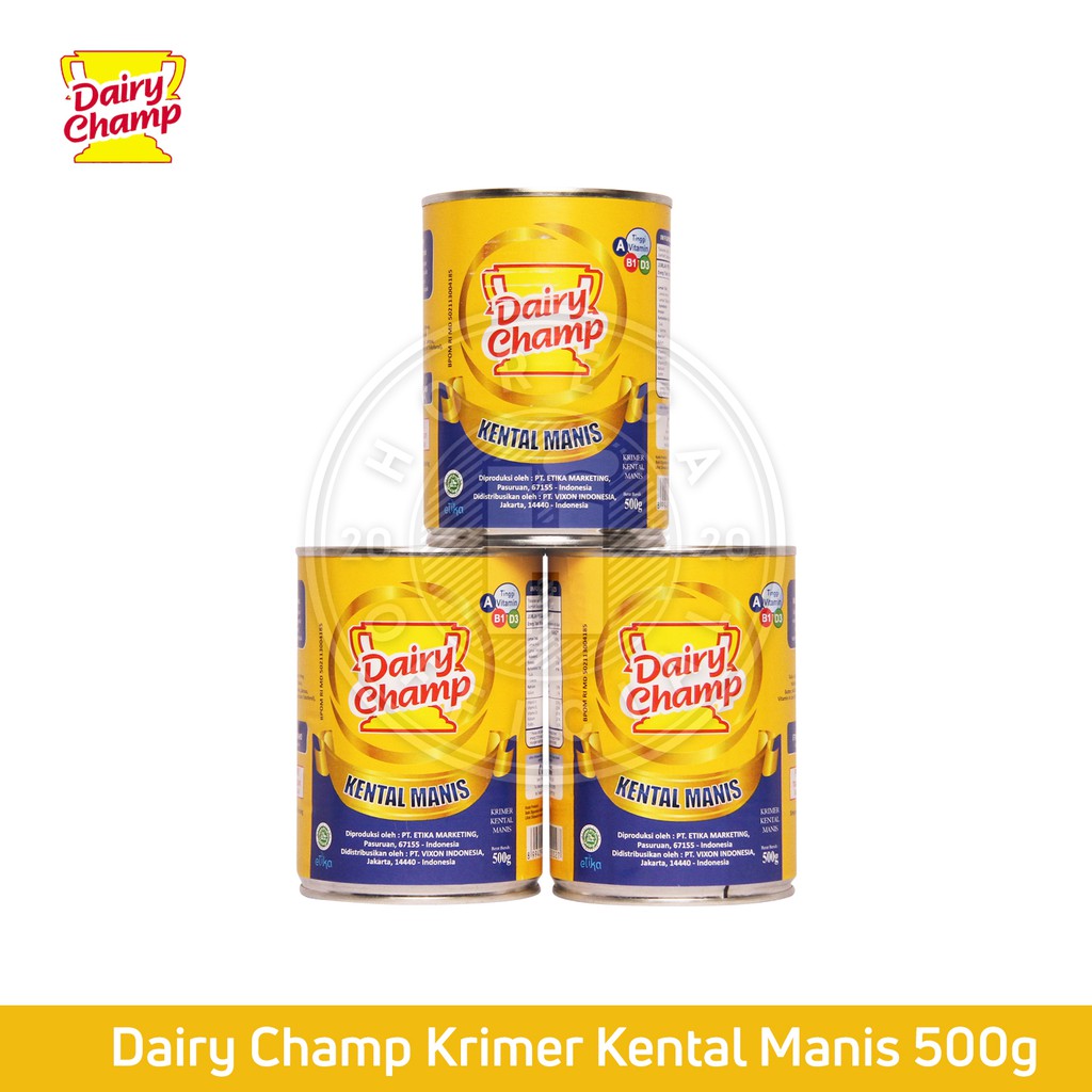 

DAIRY CHAMP SUSU KRIMER KENTAL MANIS 500GR / DAIRYCHAMP CREAMER SKM 500 GRAM