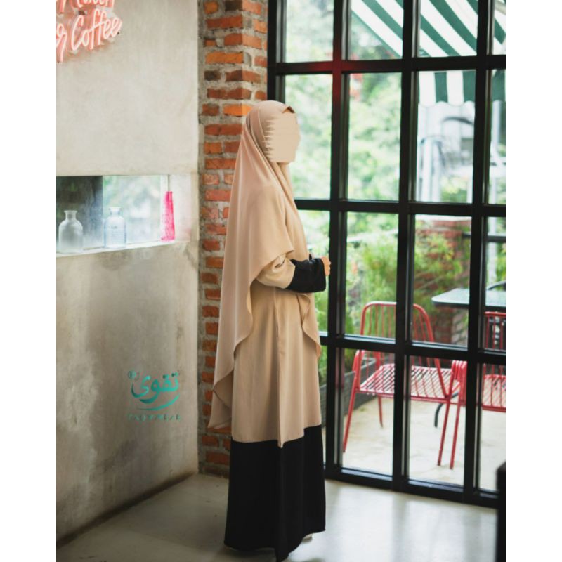 set khalifa taqwawear long outer longouter abaya gamis akhwat taqwa wear baju