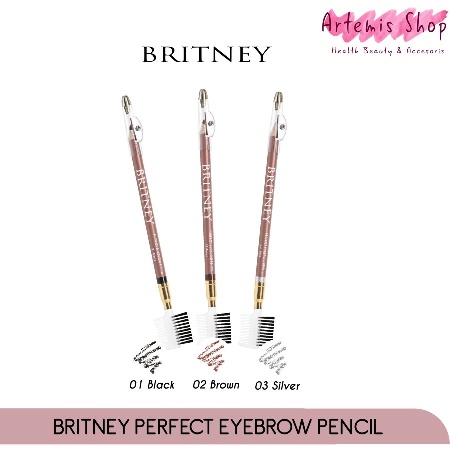 Britney Perfect EyeBrow Pencil Pensil Alis BPOM