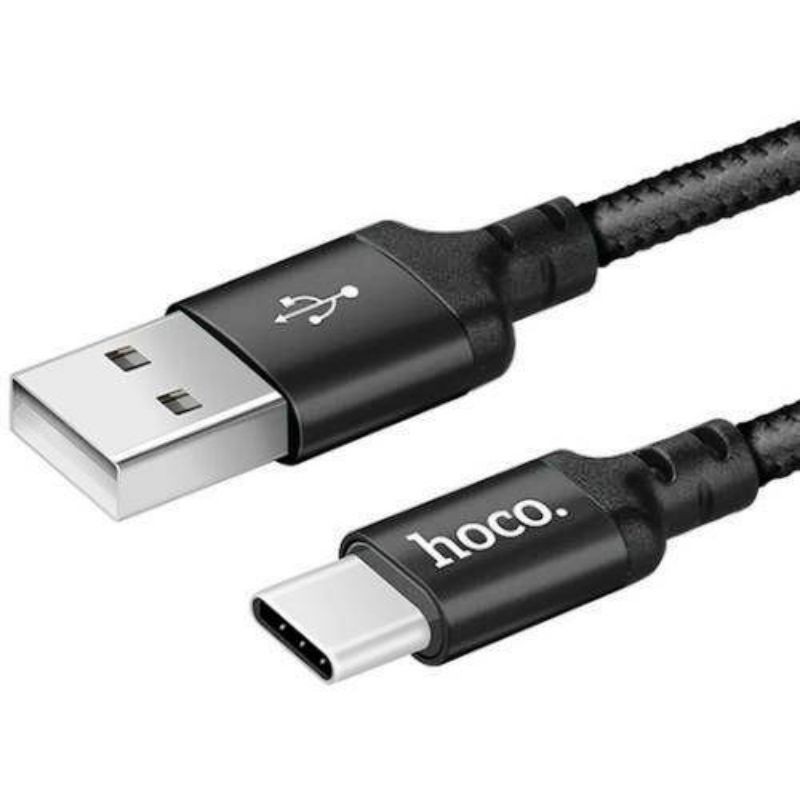 Kabel Data Hoco Type C Fast Charging X14 panjang 2 meter