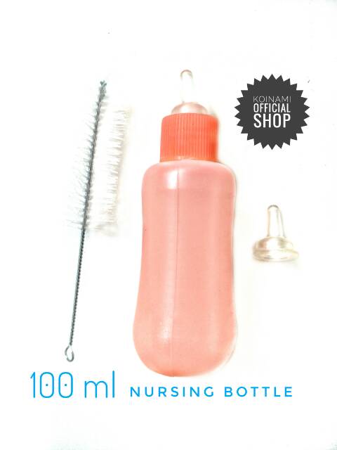 Botol Dot Susu 100ml - Pet Milk Bottle - Nursing Bottle - Aksesoris Kucing - Aksesoris Anjing