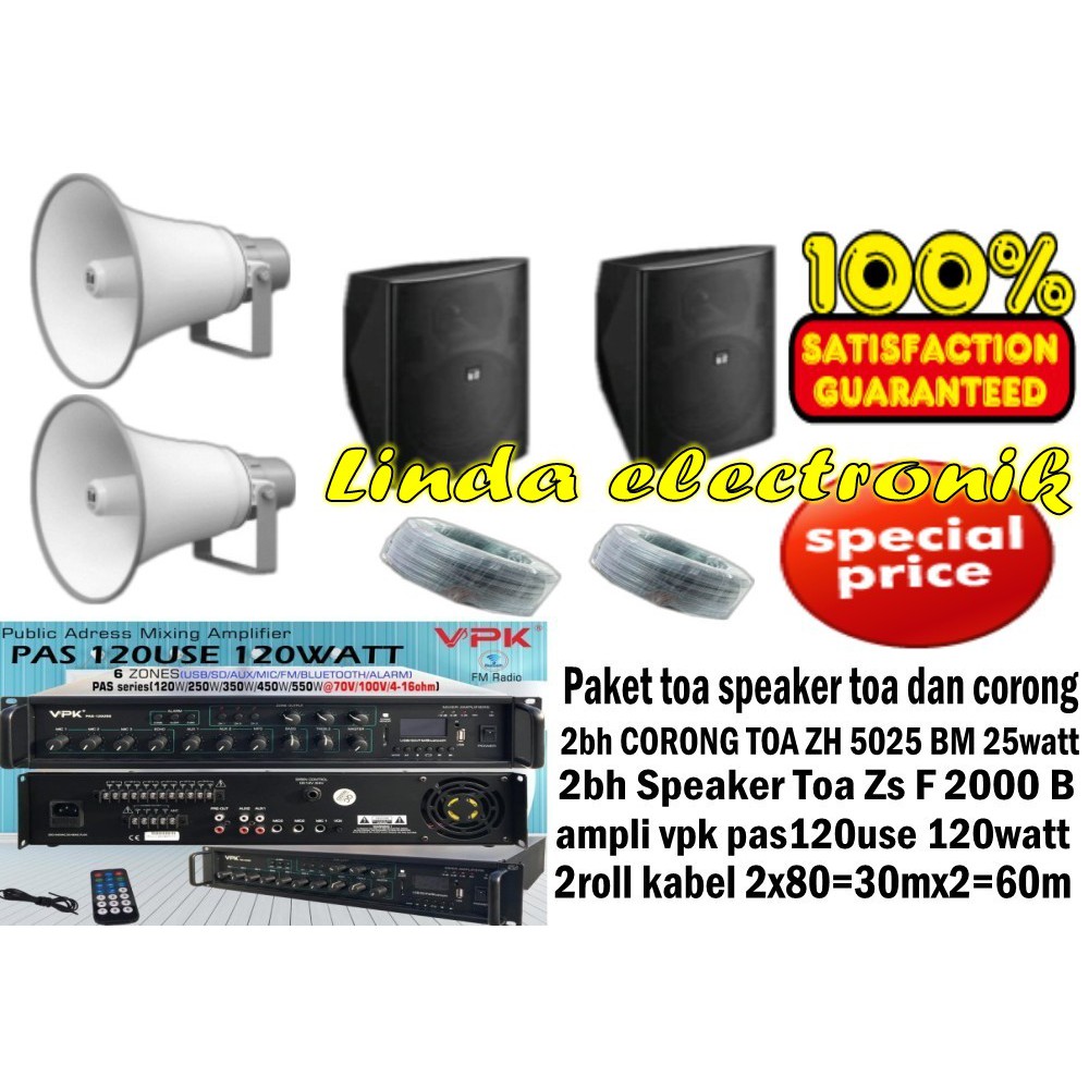 paket toa speaker toa dan corong toa ORYGINAL