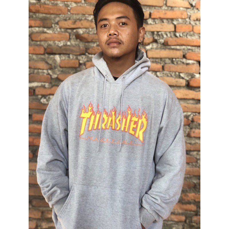 HOODIE TRASHER FLAME MAGAZINE SECOND ORIGINAL