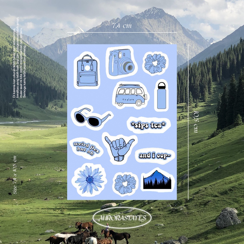 

COD STCIKER AESTHETIC STICKER HP STICKER MINIMALIS STICKER TUMBLER STICKER JOURNAL STICKER BUKU DIARY