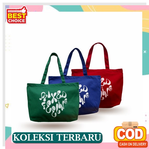Tas Tote Totebag Pundak Bahu Jinjing Wanita Gd Nylon Cewek Gd Nylon Awet Tebal Fashion Import Batam 
