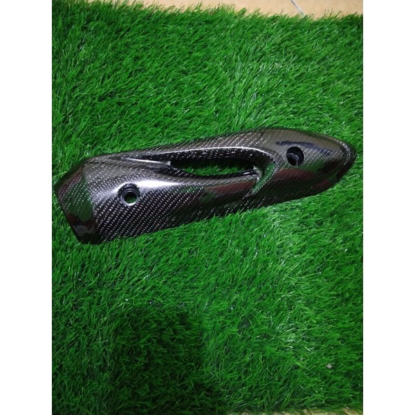 Tameng knalpot beat karbu Carbon kevlar