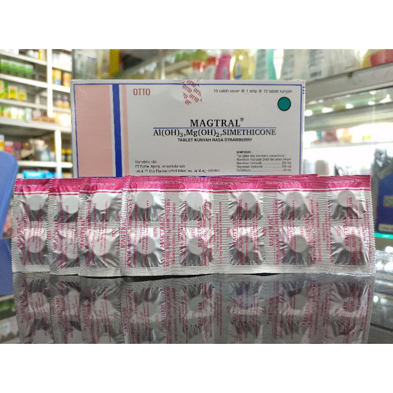 MAGTRAL 1 STRIP 10 TABLET KUNYAH