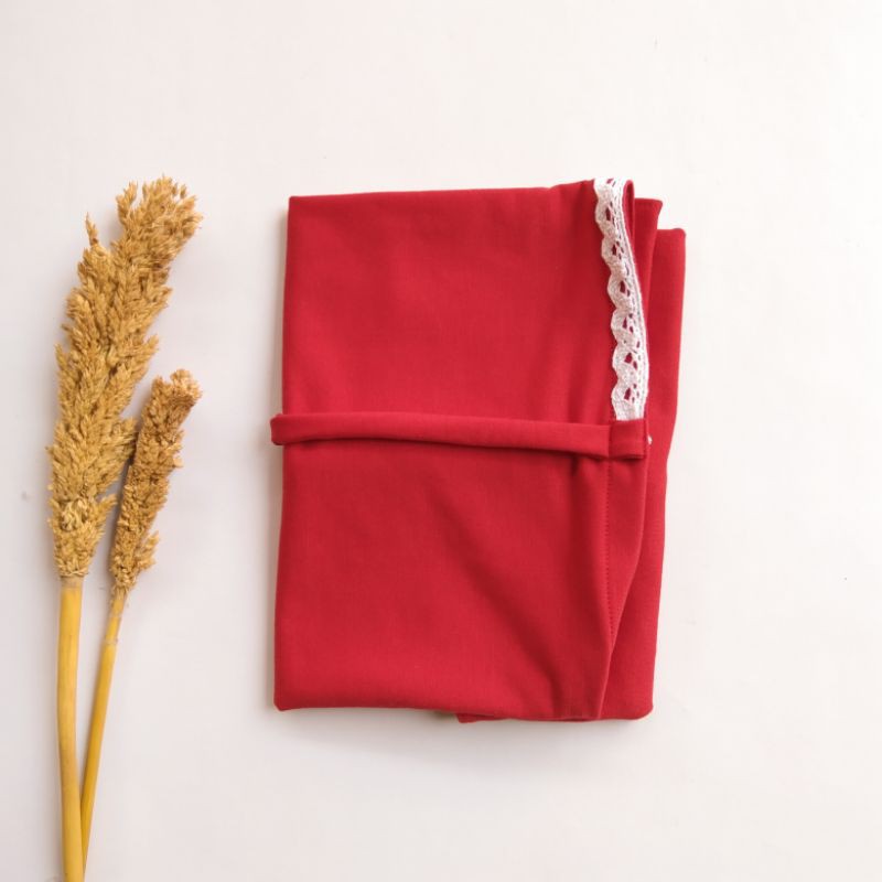 Jilbab anak Murah / Jilbab Gamis karisha/ Jilbab bayi by Pikapou-Jilbab Merah