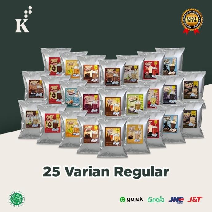 

25 Varian Bubuk Reguler (Khusus GOJEK Instant Courier) | Minuman