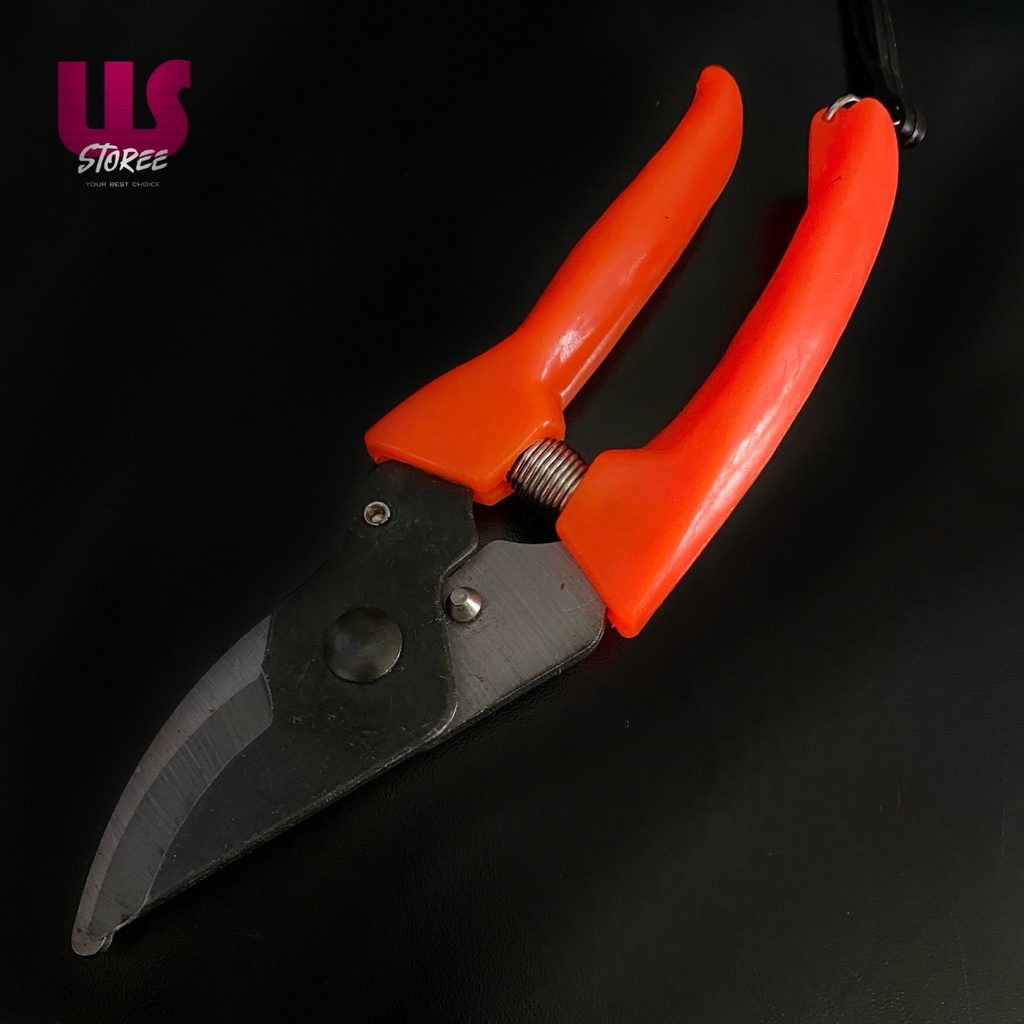 Gunting Dahan Bengkok Gunting Ranting Bunga Besttools Warna Orange Gunting Dahan Mini