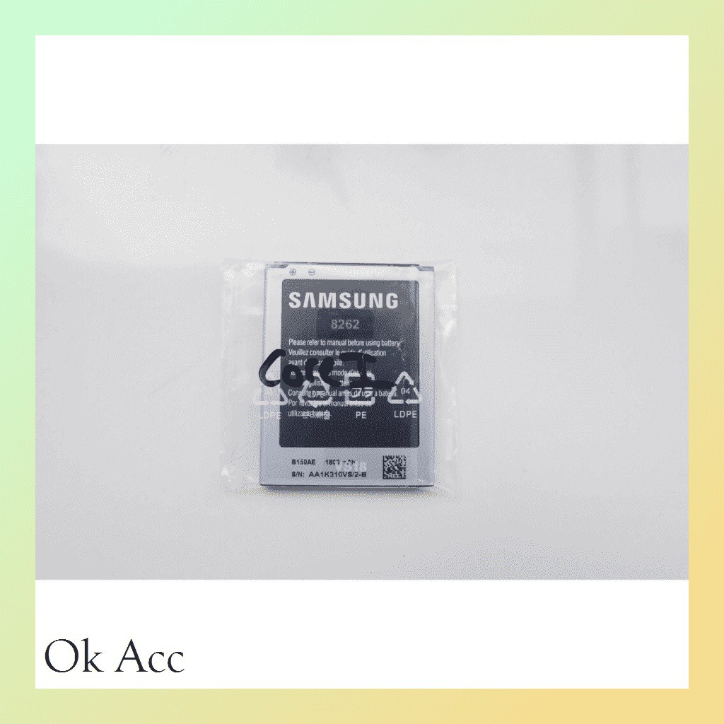 Battery Baterai Samsung Core 1/ I8262/ 8260/ G3502/ i8262