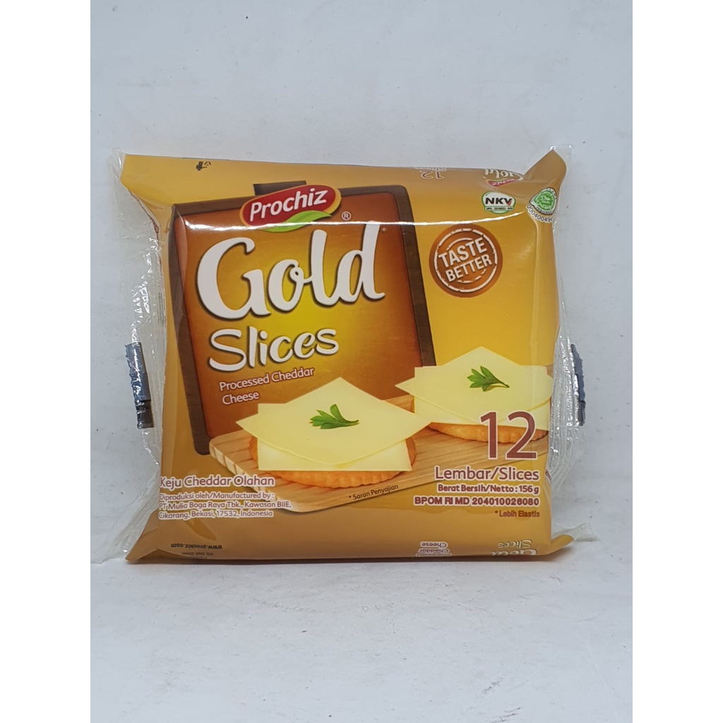 

Prochiz Gold Slice isi 12 lembar 156gr