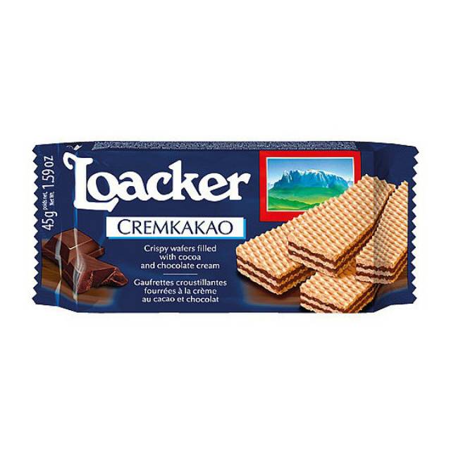 

loacker wafer crem kakao 175 g