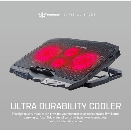 ITSTORE NYK Nemesis Cooling Pad X4 STORMBREAKER X-4 X 4 Gaming Colpad Up to 15 inch original garansi resmi