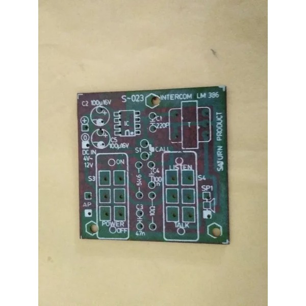 PCB Intercom IC LM386 S-023