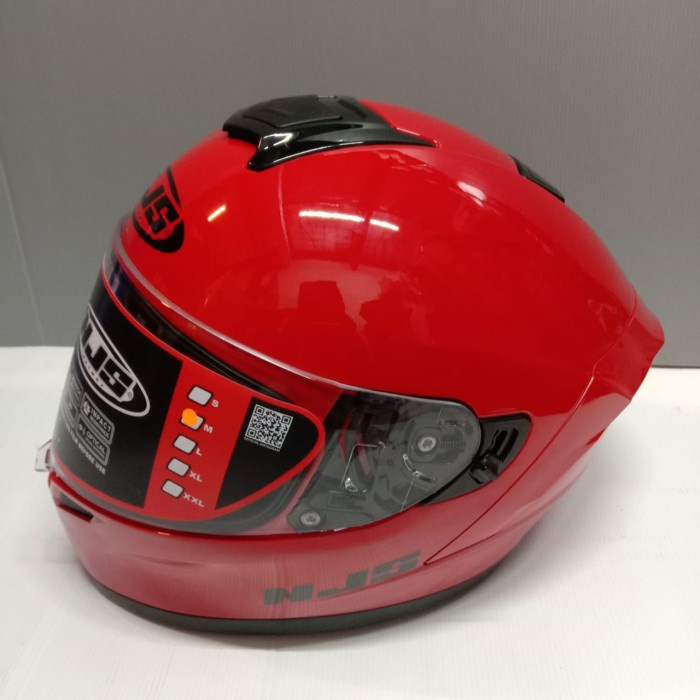 HELM NJS ZX1 SOLID BLACK DOFF DOUBLE VISOR FULLFACE NJS ZX-1 ORI