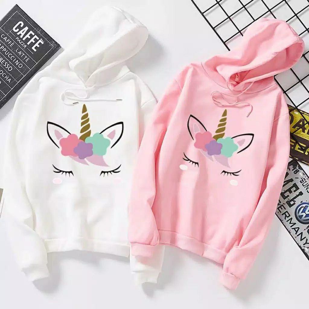Modis | Kaos Anak ABG Lengan Panjang Unicorn | Baju Atasan Anak Perempuan | Tshirt Anak Cewek