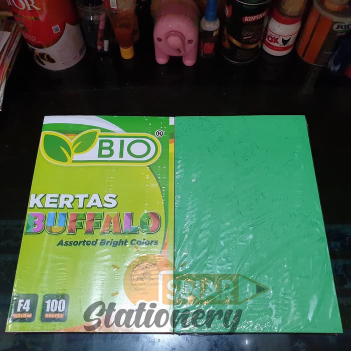 

Langsung Order Cover/kertas bufallo bio hijau daun 1pak isi 100pc Berkualitas