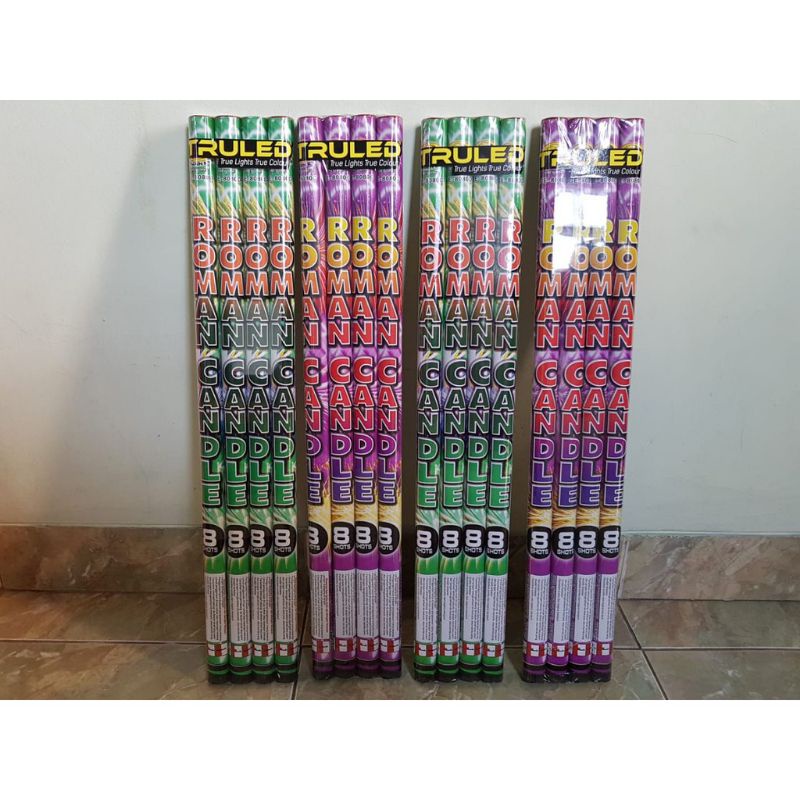 (1pcs )Kembang Api Roman Candle Kembang Api 8 Shot Mercon dor Roman candles