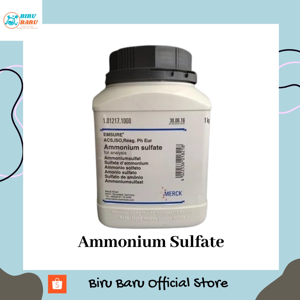 Jual AMMONIUM SULFATE / AMMONIUM SULFAT 5 GRAM DAN 10 GRAM PRO ANALISA ...