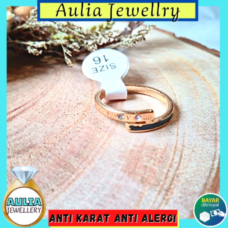 CINCIN XUPING CINCIN TITANIUM AKSESORIS WANITA PERHIASAN EMAS AKSESORIS FASHION CINCIN KOREA AKSESOR