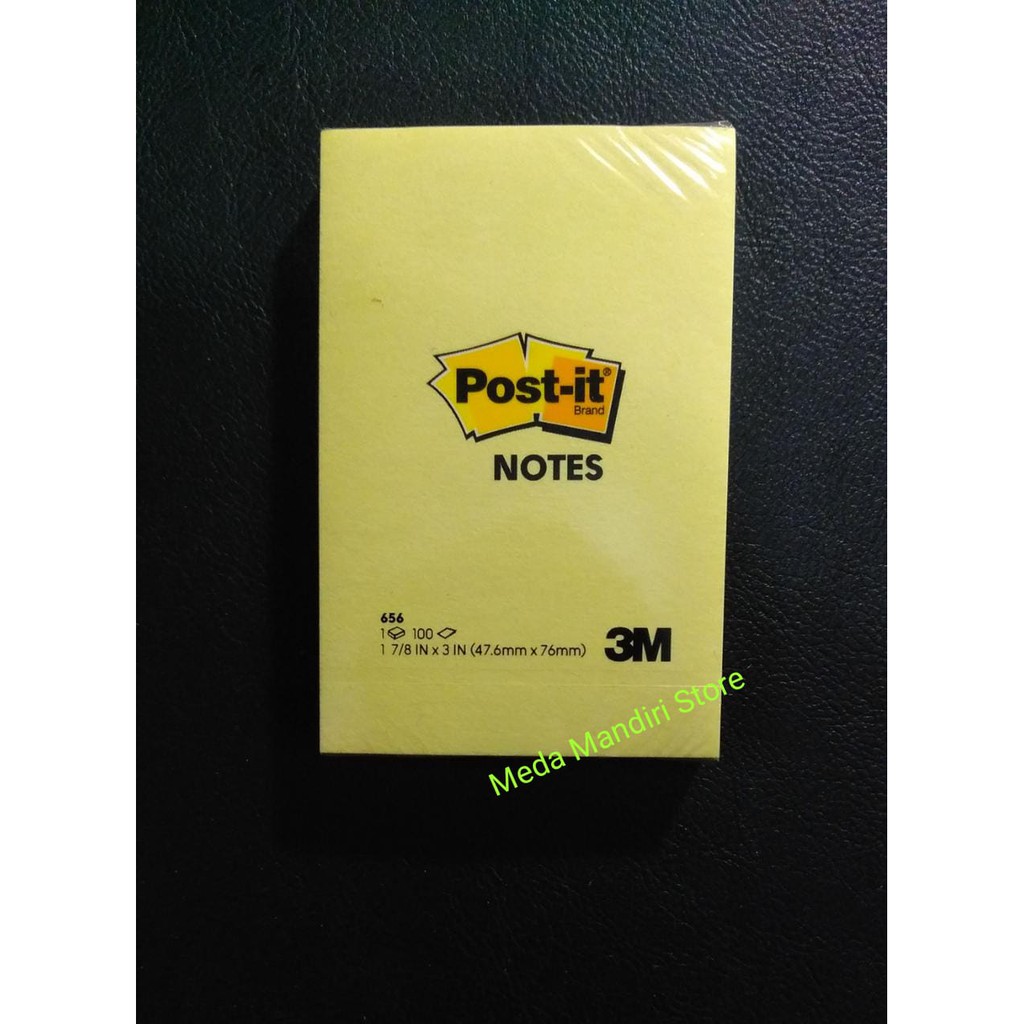 

Sticky Note Post it 3M 656 Kuning (47.6 x 76 mm)