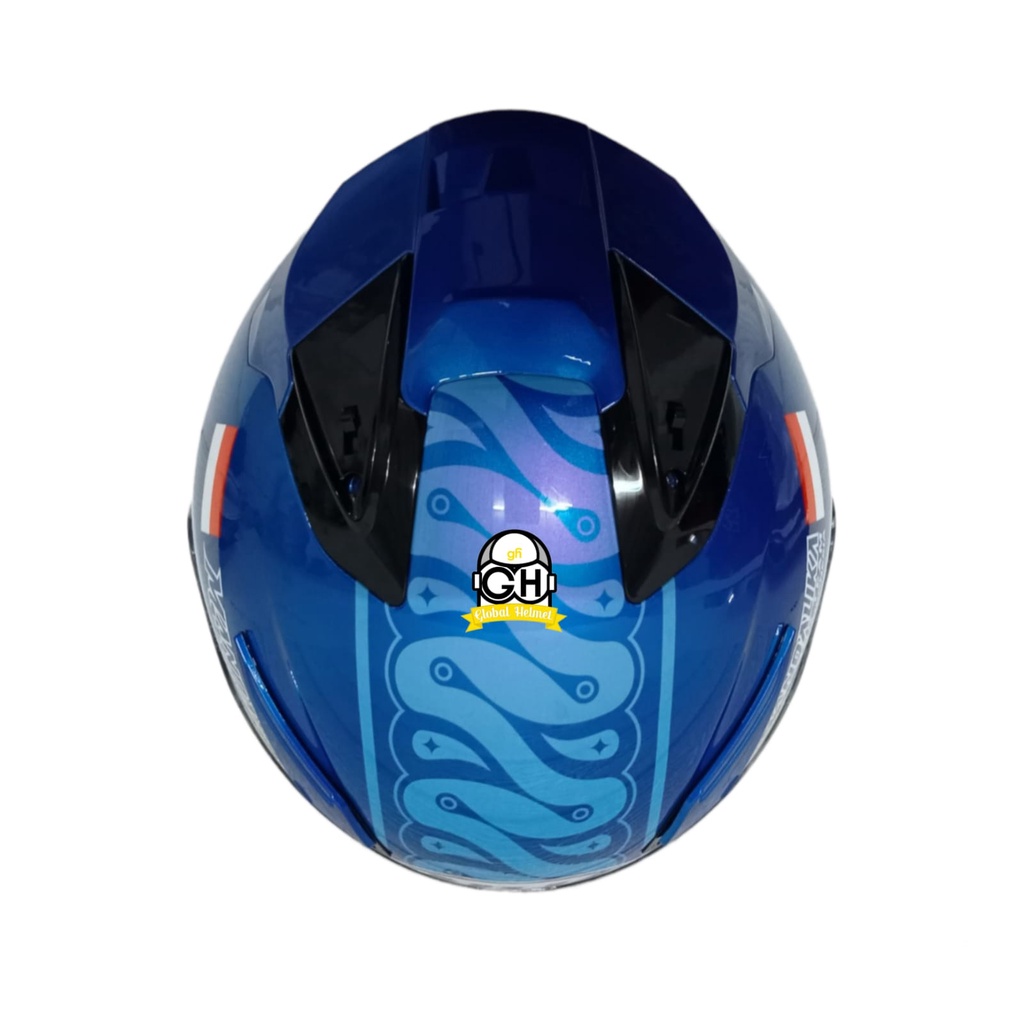 HELM NHK HALF FACE R1 GP EDITION MANDALIKA