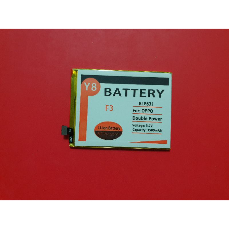 Battery Batre Baterai Oppo F3 Double Power