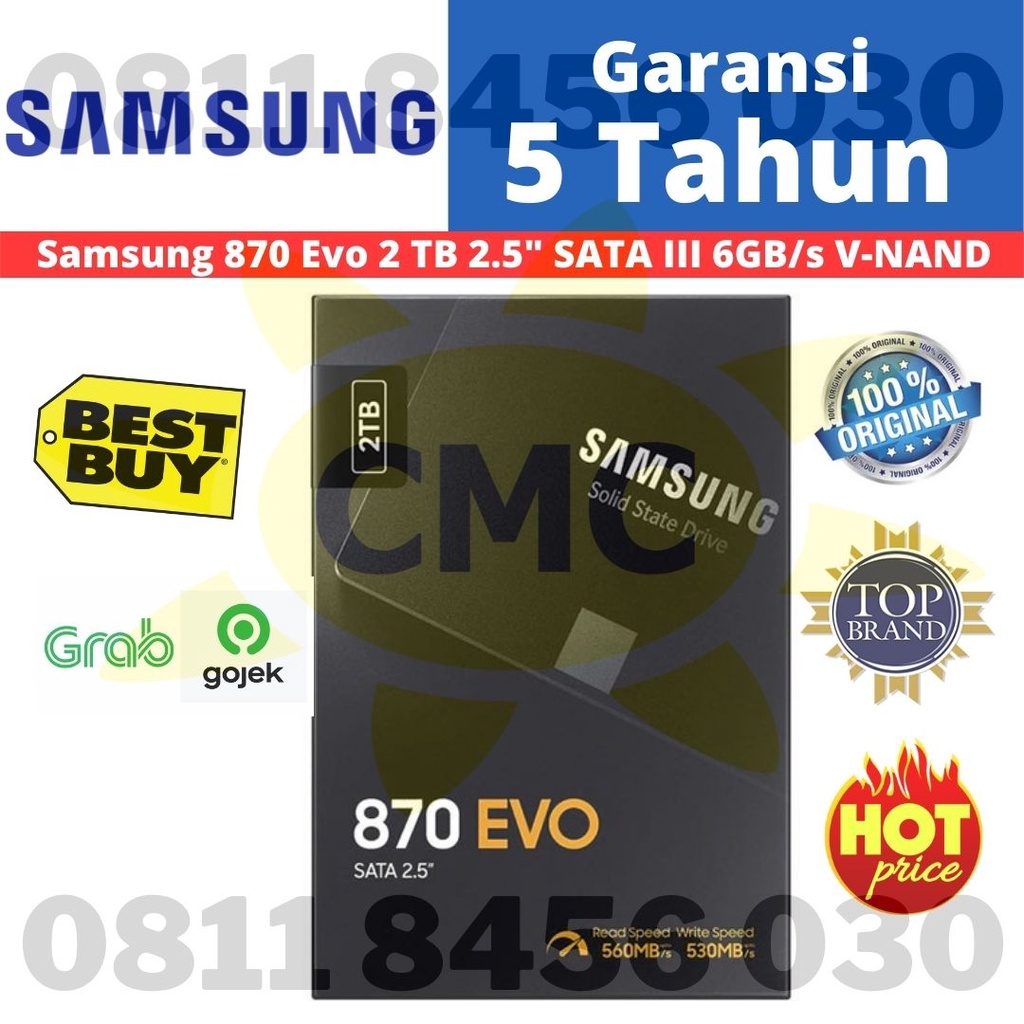 SAMSUNG SSD 870 EVO 2TB 2.5&quot; SATA 870 EVO SSD