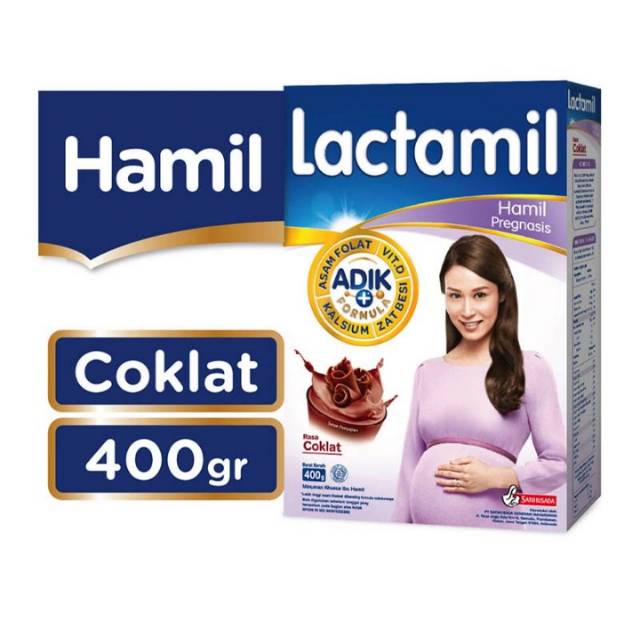 Lactamil Pregnasis Susu Coklat 400 gr