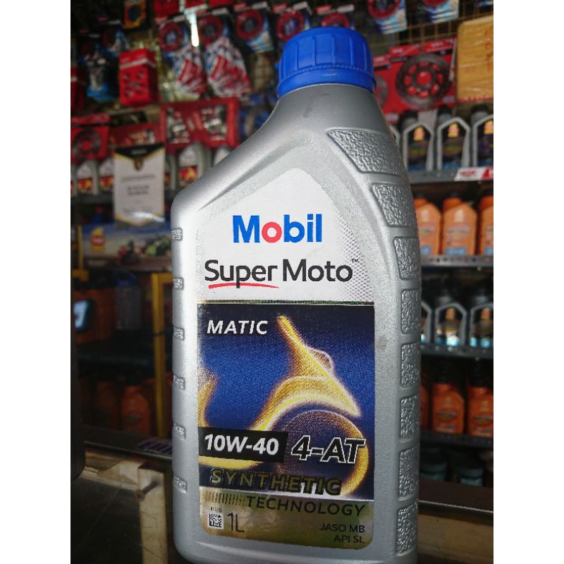 OLI MATIC. MOBIL SUPER MOTO SAE 10W-40.1LTR