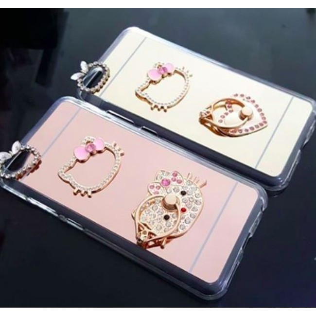 jelly case mirror blink swarovski hello kitty HK iphone 5 5s iphone 6s