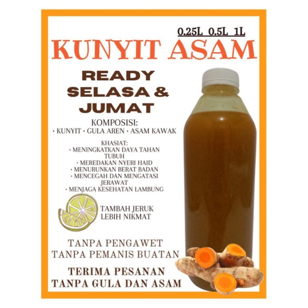 

Jamu Kunyit Asam Alami Menyehatkan