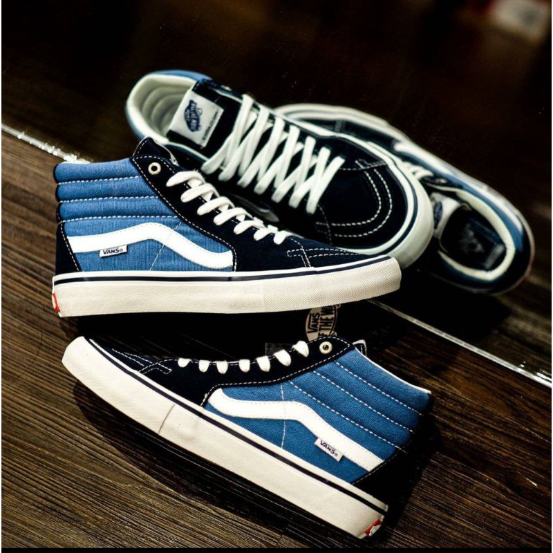 Vans SK8 Hi Pro Navy White