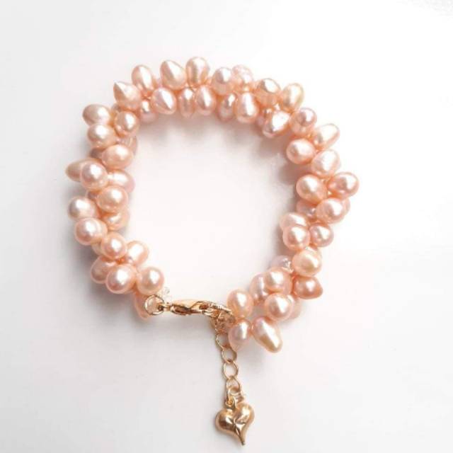 Gelang mutiara lombok
Mutiara air tawar alami